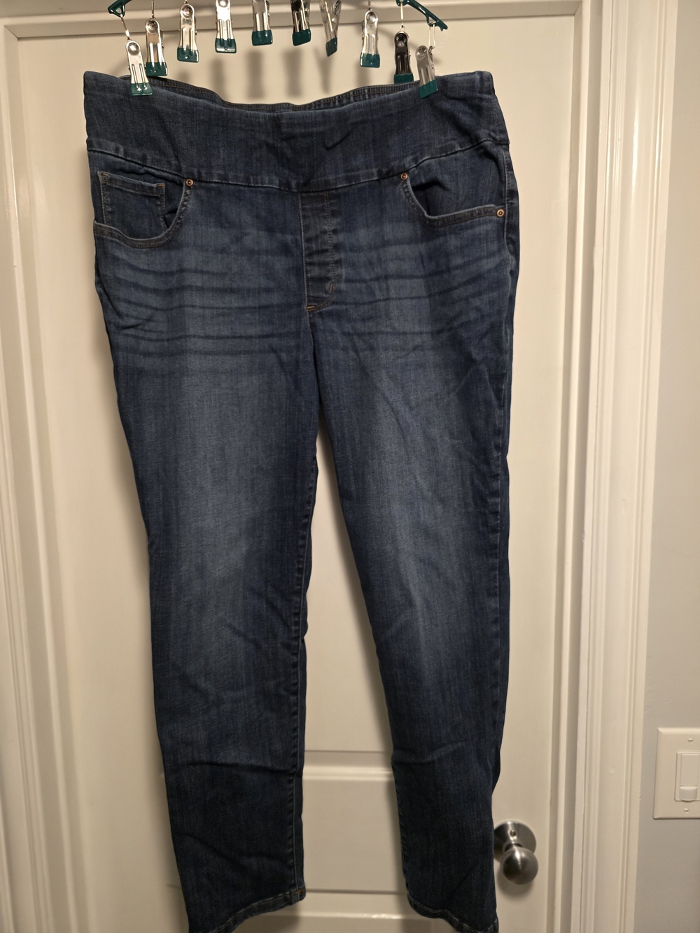 Women’s Lee Sculpting Dark Blue Stretch Denim Jeans